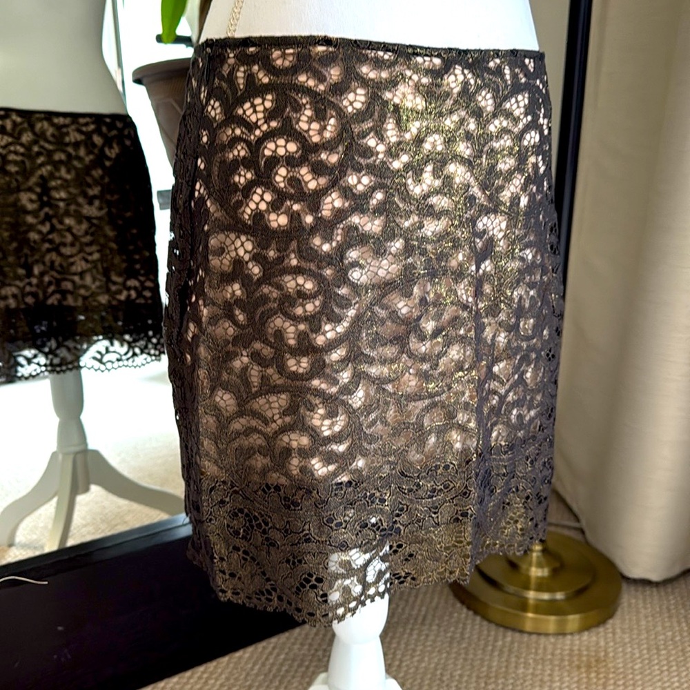 See By Chloe Black Embellished Pencil Skirt for Night Out